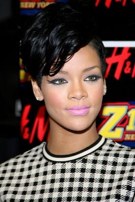 rihanna short hairstyles