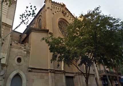 sepulcro de S. Raymundo de Peñafort, en la iglesia de Santa Catalina mártir de Barcelona