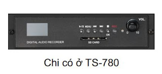 Chức năng chính của hệ thống âm thanh hội thảo TS-780