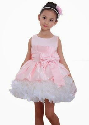 pink gown for kids