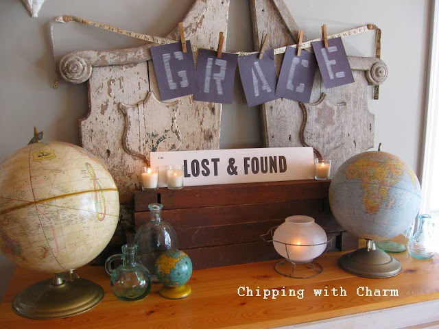 Chipping with Charm: Amazing Grace Vignette...http://www.chippingwithcharm.blogspot.com/