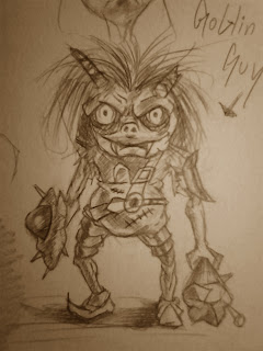 Quick Goblin concept/idea drawing