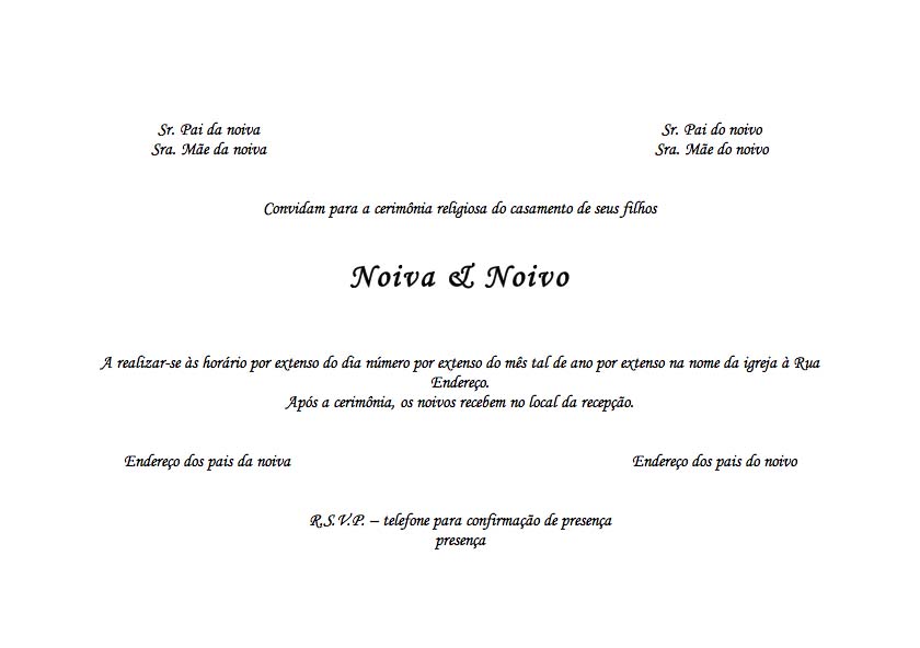 Texto para convite de casamento Como Escolher Papel e Estilo