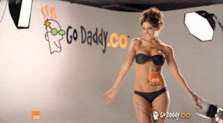 Danica Patrick Paints Nude Natalie Velez for GoDadd