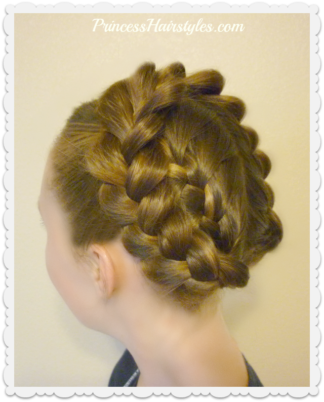 Easy Crown Braid Updo - Everyday Hair inspiration