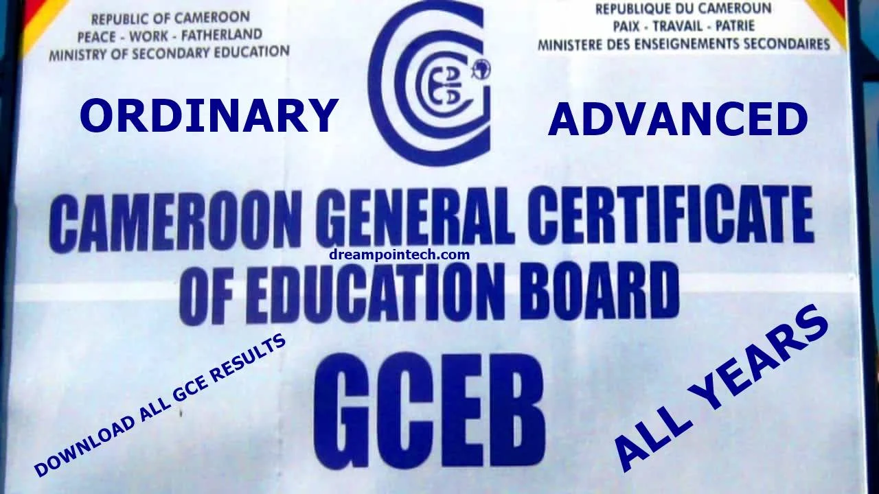 Download Free Cameroon GCE Board Results PDF For All Years: Ordinary and Advanced Level Results