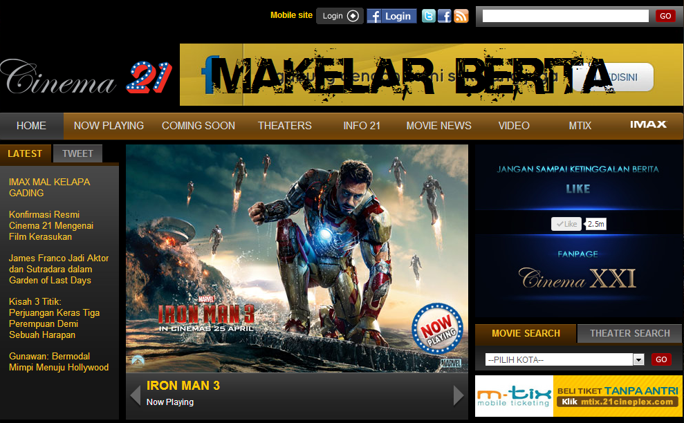 bioskop xxi terbaru 21 cineplex