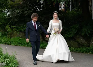 Jang Nara wedding dress