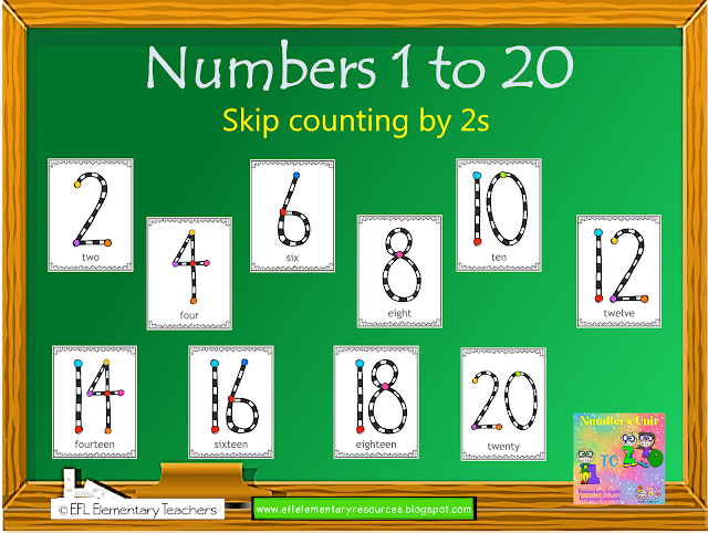 skip counting by 2´s.