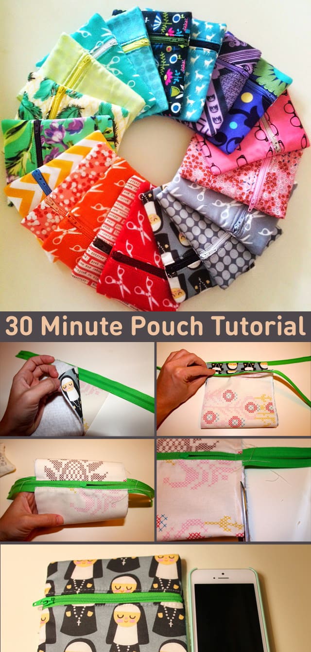 30 Minute Pouch Tutorial