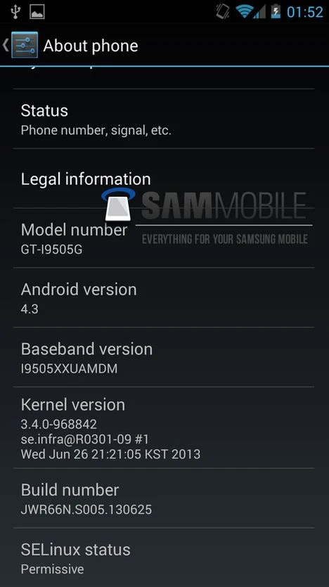 Android, Android 4.3, Android 4.3 Jelly Bean, Samsung, Android Smartphone, Smartphone, Samsung Smartphone, Samsung Galaxy S4 Google Play Edition, Galaxy S4 Google Play Edition