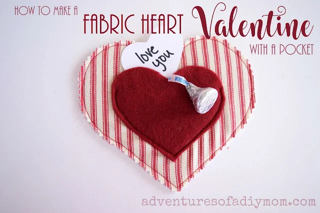fabric heart valentine