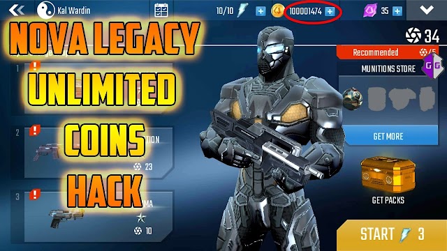 N.O.V.A legacy v5.1.2 hack mod Apk unlimited money no root .