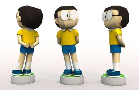 KERTASKU: Doraemon Papercraft  Nobita Nobi