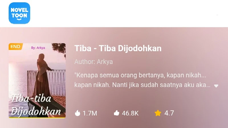 Novel Tiba-tiba Dijodohkan Gratis