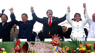 ALBA, Daniel Ortega, Hugo Chávez, Manuel Zelaya