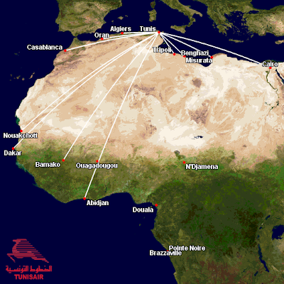 Tunisair Africa Routes