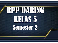 RPP Daring Kelas 5 SD/MI Semester 2