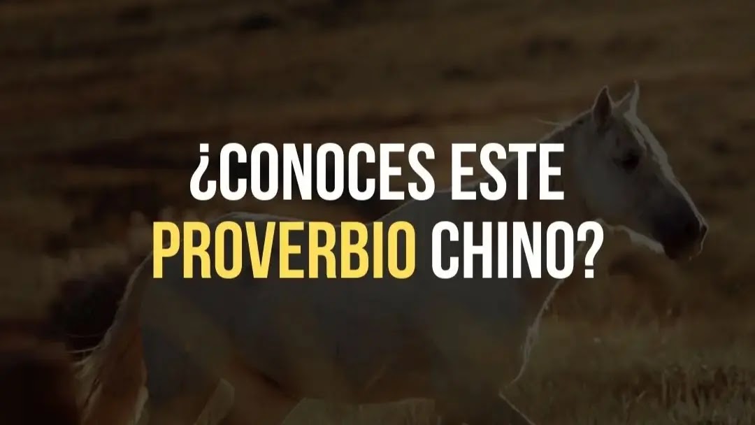 ¿Conoces este dicho en chino? "No hay mal que por bien no venga"