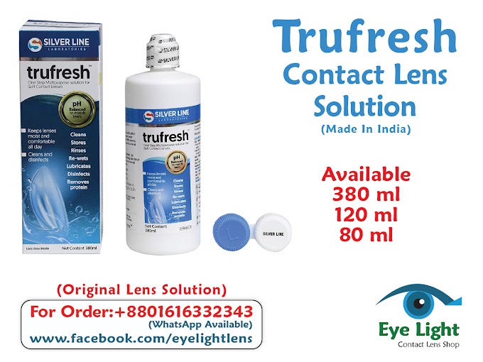 Trufresh Contact Lens Solution | The Safe and Effective Way to Clean Your Lenses