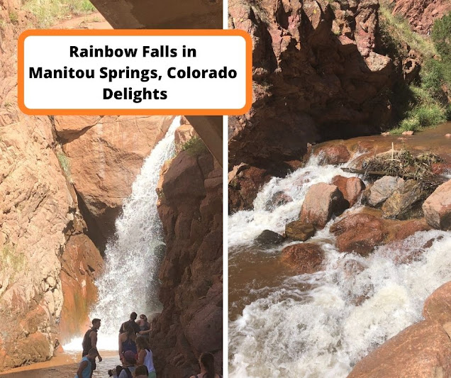 Short Hike to Rainbow Falls in Manitou Springs Delights as a Water Veil Tumbles Over Bronze Rocks