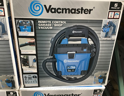 Vacmaster VWMB508 Remote Control Wall Mount Wet/Dry Shop Vacuum - Keep your garage or shop in tip top shape