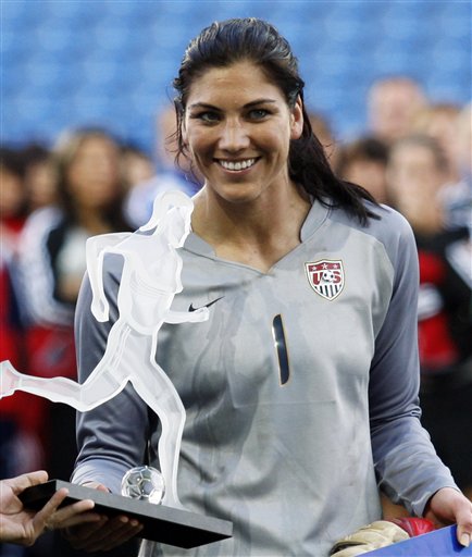 I've developed a little crush on Hope Solo her name is awesome