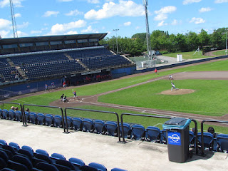 First pitch, Pioneers vs. Neptunus