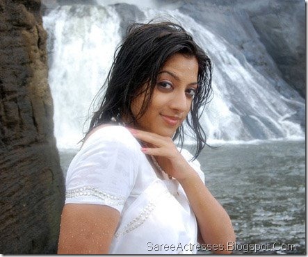 Keerti Chawla Hot Pics in White Saree 2