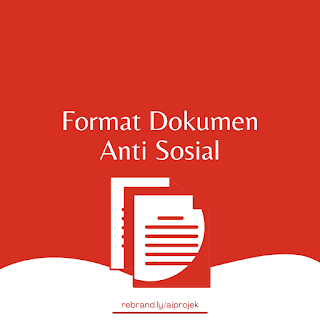 cover Format Dokumen Anti Sosial