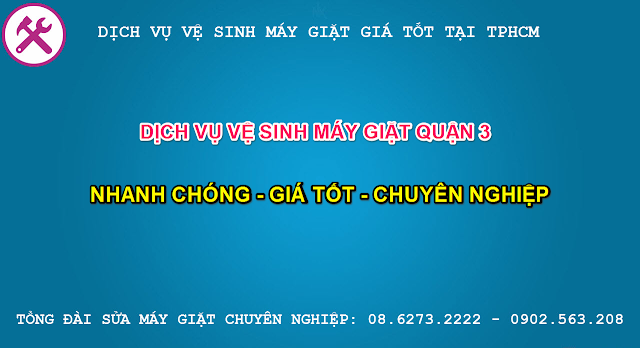 vệ sinh máy giặt quận 3