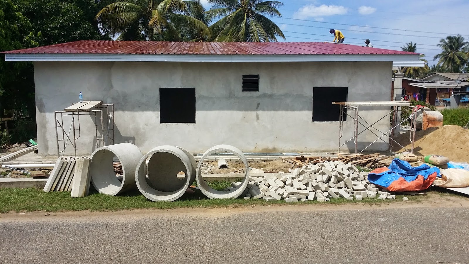 Renovation dan Ubahsuai Rumah Kekuda Besi Rangka Atap 