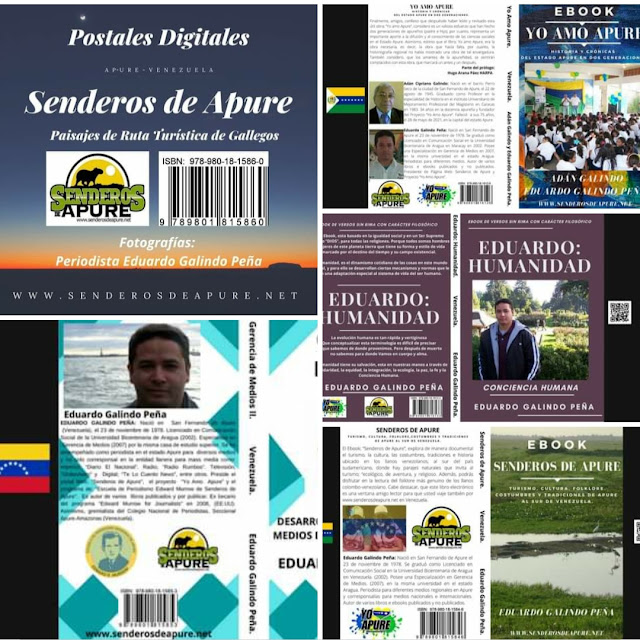 VENTA: Libros Digitales en formato PDF en Página Web: Senderos de Apure.