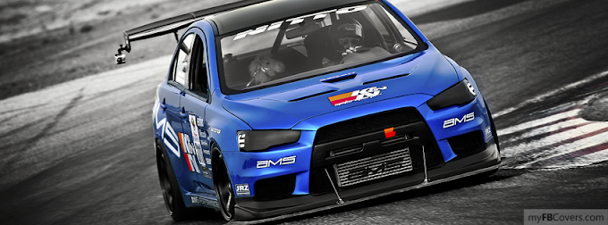  Mitsubishi Evolution facebook cover