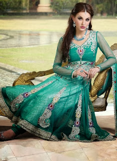 Anarkali Churidar Suit