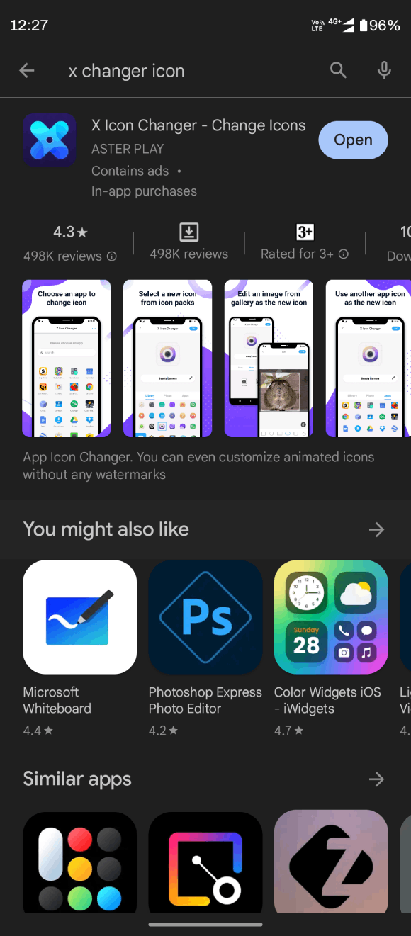 Change icon । App ka icon change kayse kare << App review