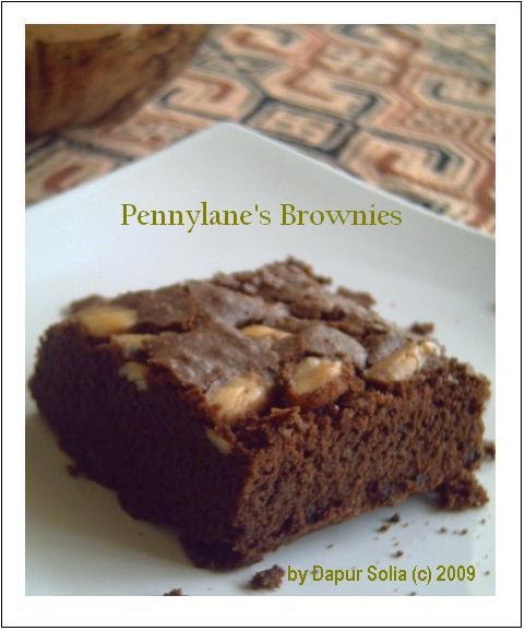 ** DAPUR SOLIA **: Pennylane's Brownies