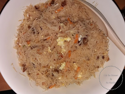 Bihun goreng daging