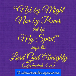 Not by might, nor by power, but by My Spirit says the Lord God Almighty. (Zechariah 4:6)