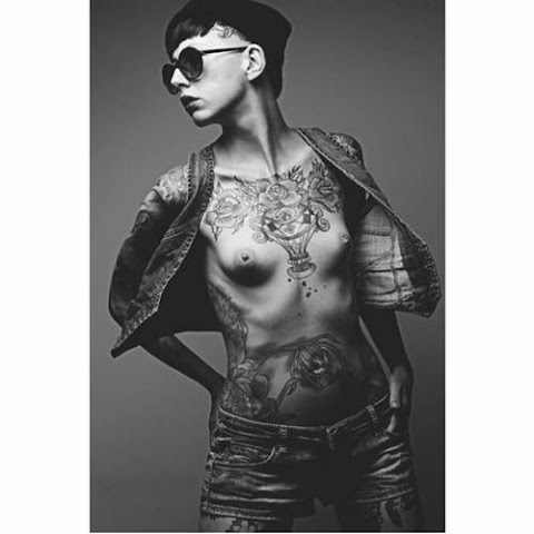 Body Of Art: Tattooed Model Ilaria Pozzi By Mattia Crepaldi