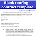 blank roofing contract template