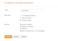 Añadir gadget Entradas Populares