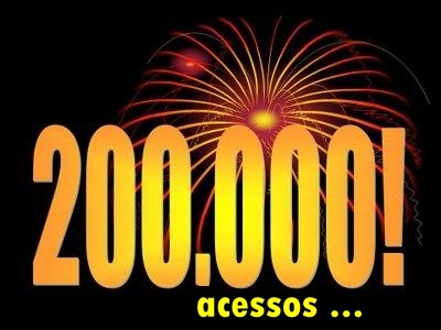 Chegamos aos 200.000 Acessos.Obrigado