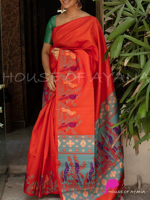 Designer Organza Silk Sarees Online Shopping