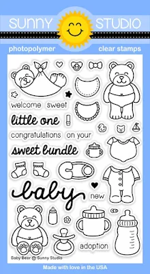 Sunny Studio Stamps: Introducing New Baby Bear Stamp Set