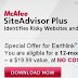 McAfee SiteAdvisor Plus Free 1-Year