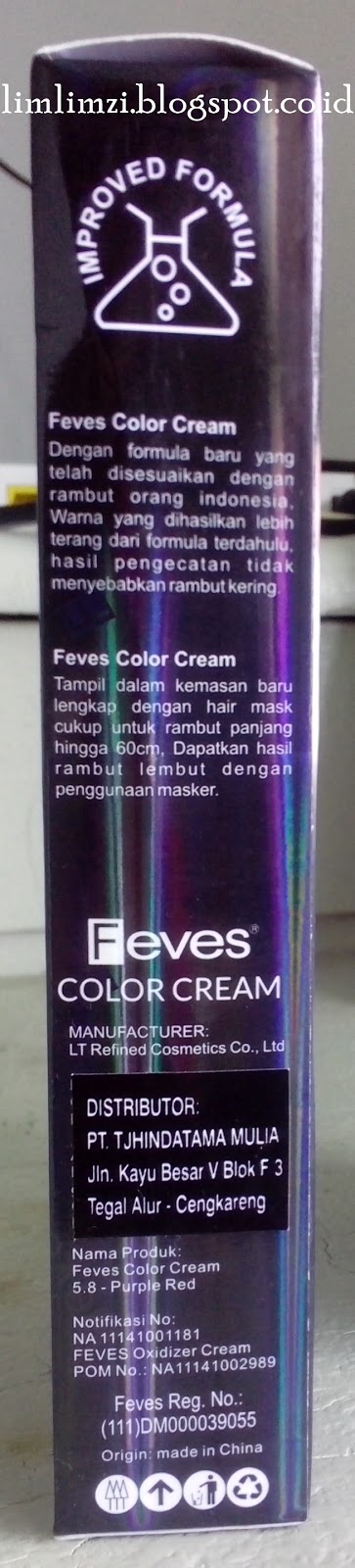  REVIEW Cat  Rambut  Feves  Color Cream 5 8 Purple Red 