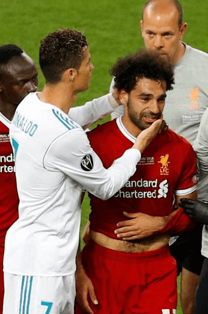 Mohamed Salah cries