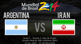 resultado final Argentina vs Iran