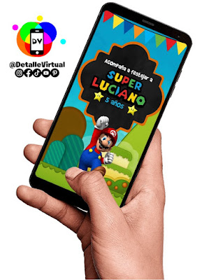 Invita a tu fiesta de cumpleaños con nuestros videos de invitación de Super Mario Bros para enviar por WhatsApp y redes sociales